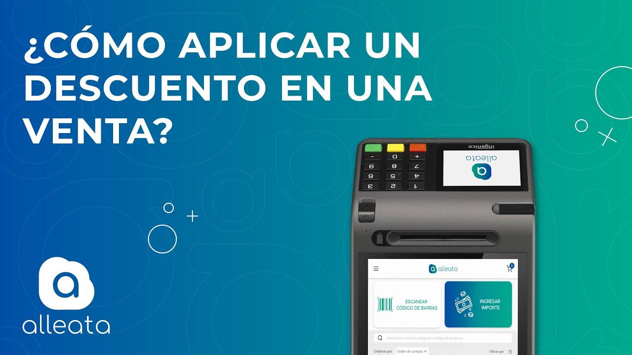 ¿Cómo aplicar un descuento en una venta? | Alleata