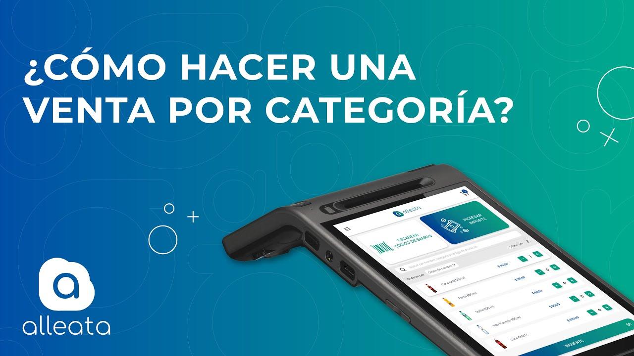 ¿Cómo hacer una venta por categoría? | Alleata